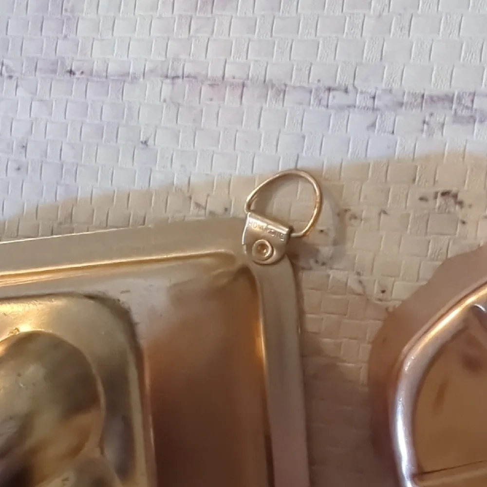 Set of Three Rose Gold Metallic Molds with Nautical Designs